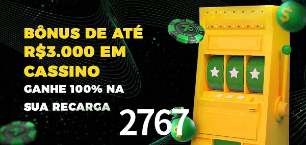 2767 melhor bônus de depósito